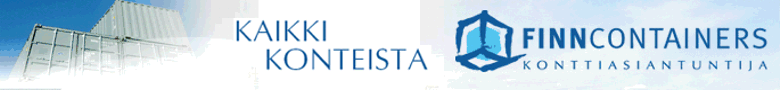 Finncontainers Oy Ltd - Kaikki konteista! Finncontainers Oy Ltd - Kaikki konteista!